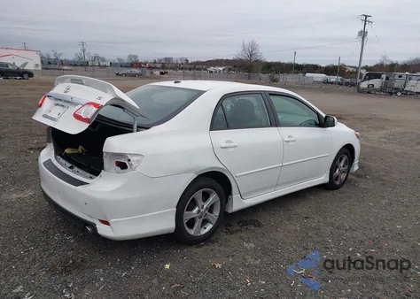 2012 Toyota Corolla S from USA, damaged, VIN 2T1BU4EE4CC786890